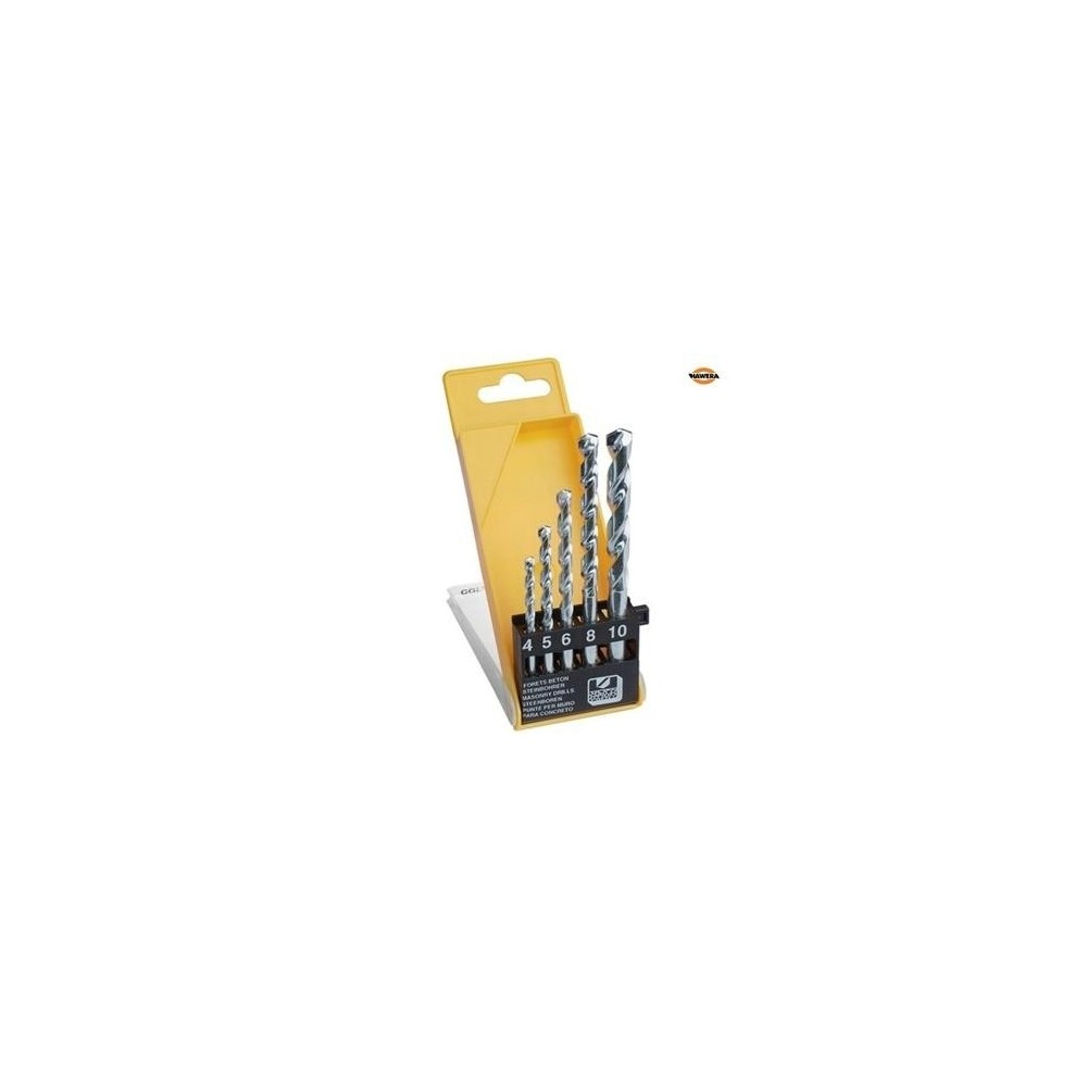 Hawera Set 5 burghie Colt pentru caramida, caseta, D4-10mm
