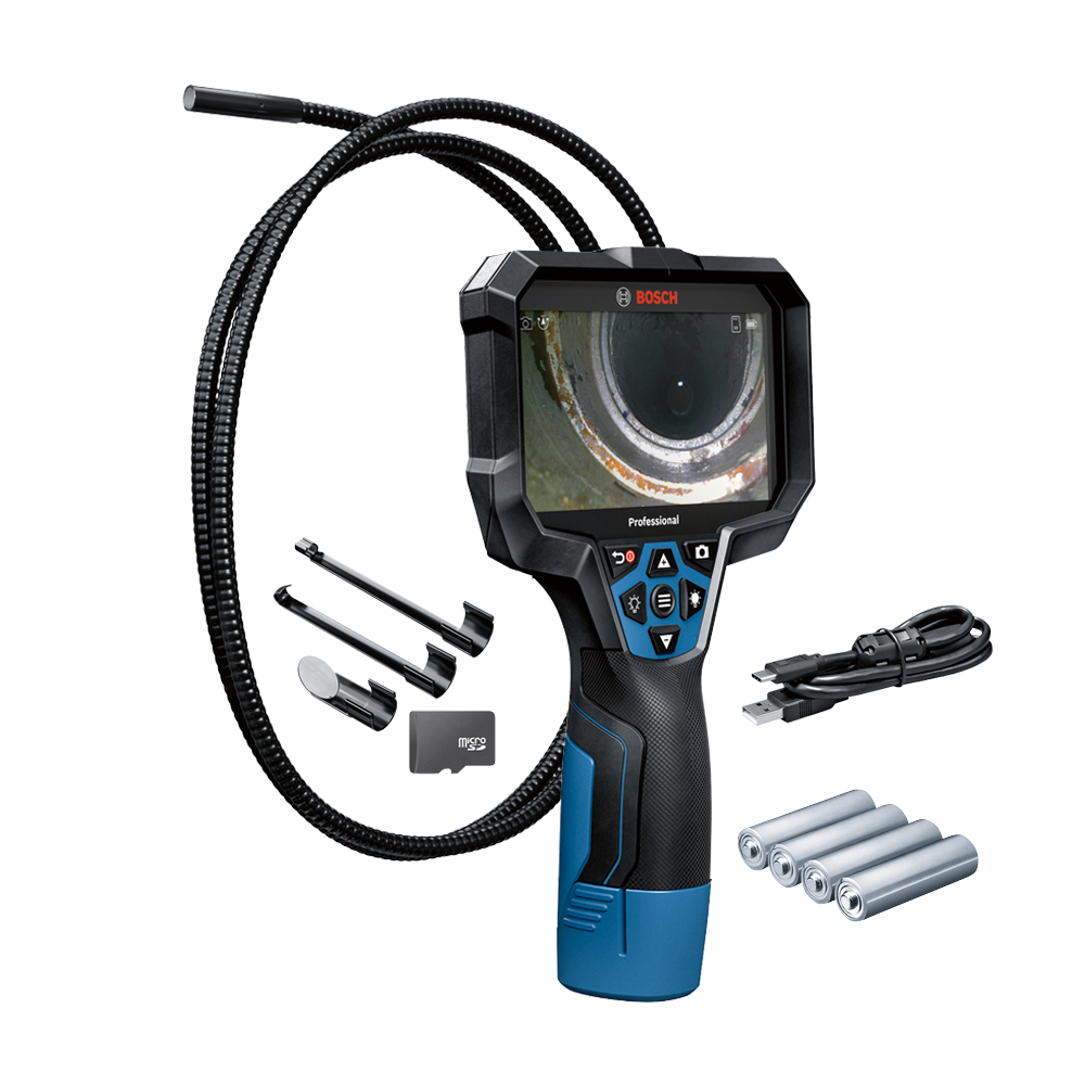 BOSCH GIC 12V-5-27 C (SOLO) Camera de inalta rezolutie pentru inspectie, cu display + L-BOXX, fara acumulator in set