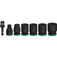 Bosch Set 7 tubulare impact, 1/2", 13-24mm