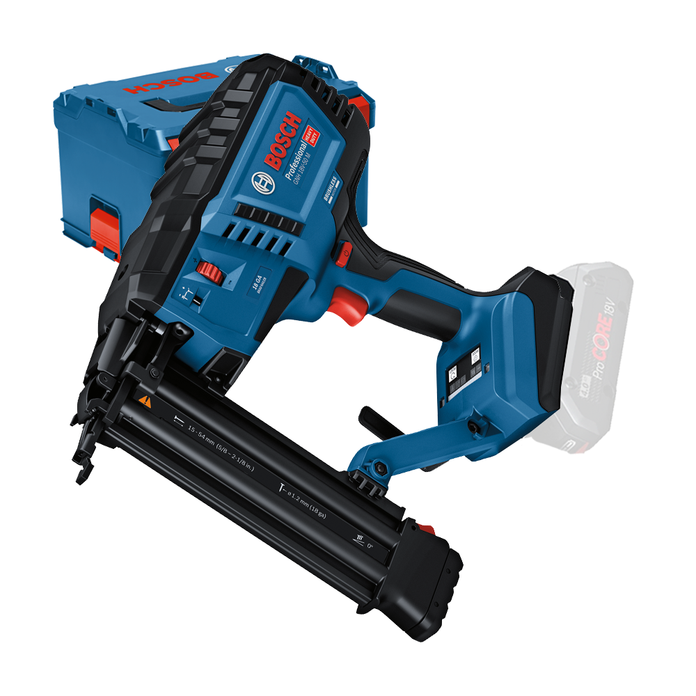 BOSCH GNH 18V-50 M (SOLO) Pistol de impuscat cuie brushless Li-Ion, fara acumulator in set + L-BOXX