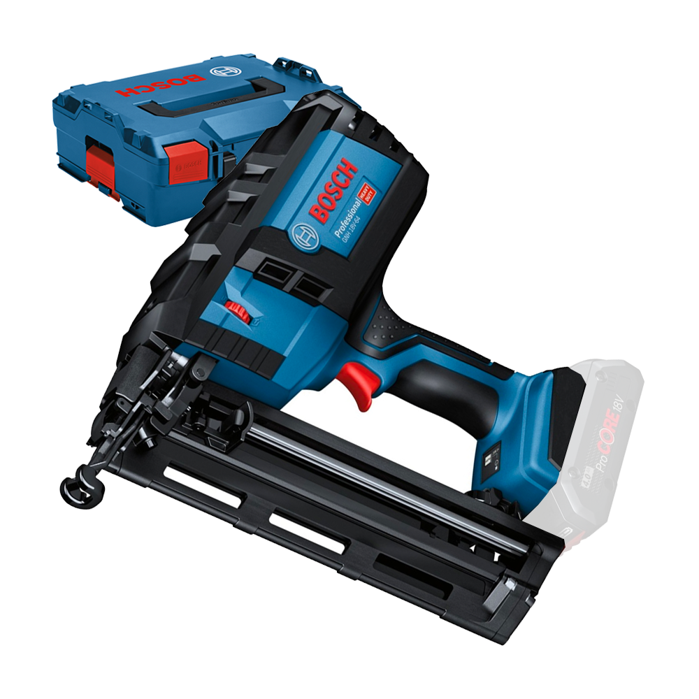 BOSCH GNH 18V-64 (SOLO) Pistol de impuscat cuie Li-Ion, fara acumulator in set + L-BOXX