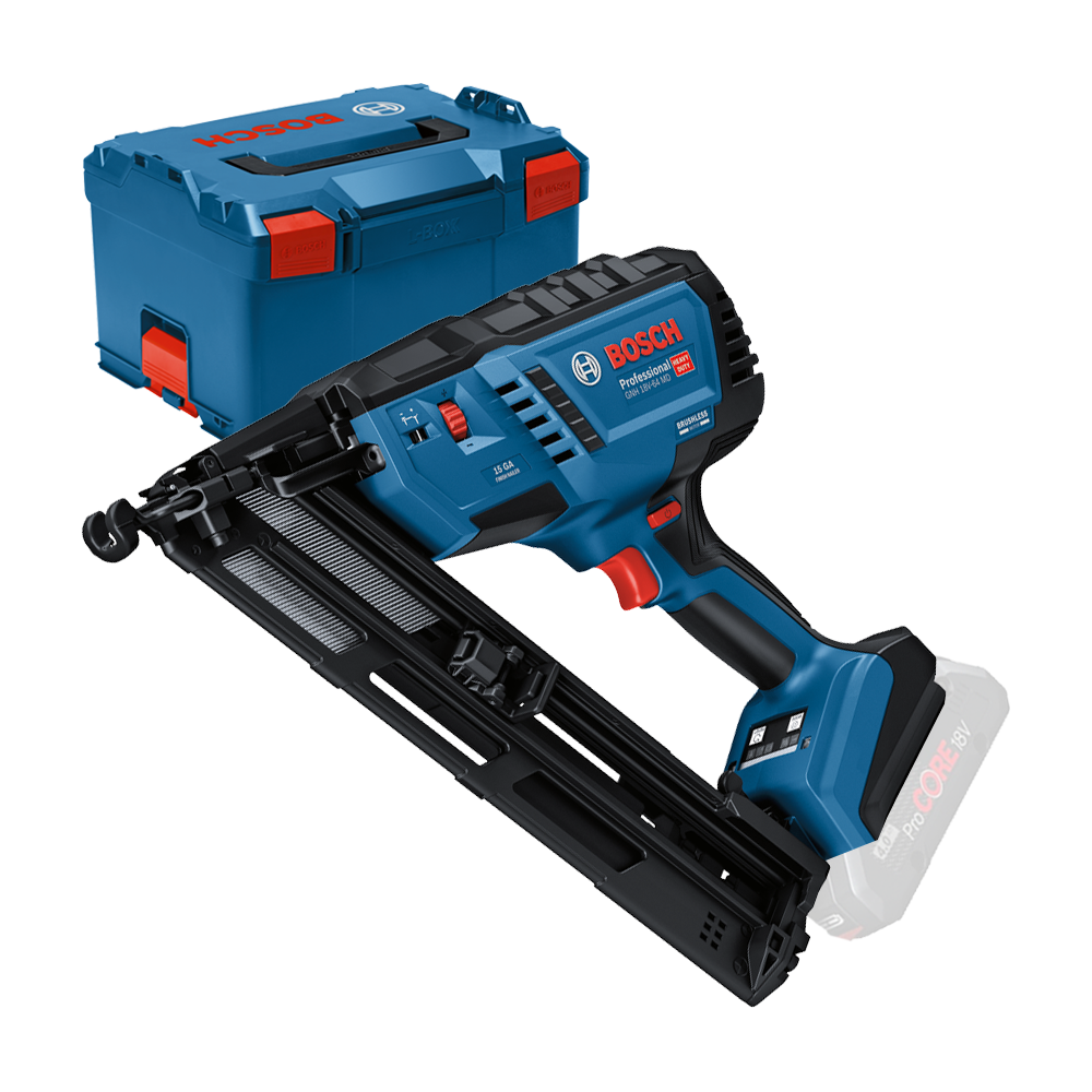 BOSCH GNH 18V-64 MD (SOLO) Pistol de impuscat cuie brushless Li-Ion, fara acumulator in set + L-BOXX
