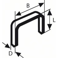 Bosch Cutie de 1000 capse,18mm, Type 53