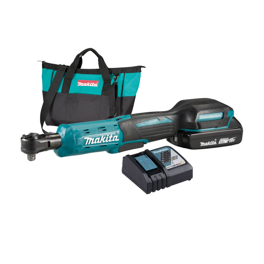 MAKITA DWR180RA Cheie cu clichet cu cu 1 acumulator Li-Ion, 18V, 2Ah, 47.5Nm