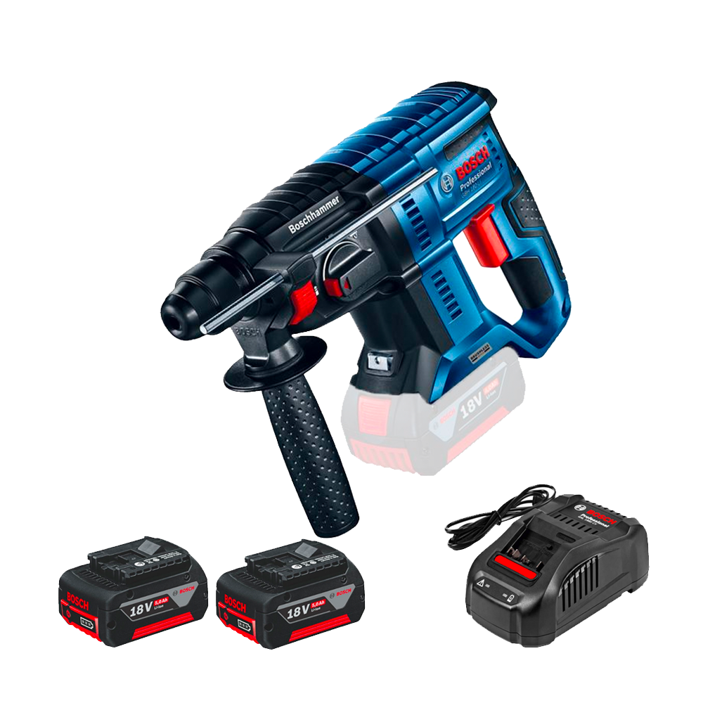 BOSCH GBH 180-LI (SOLO) Ciocan rotopercutor brushless Li-Ion, 2J +  SET PRO-MIX - Incarcator GAL1880CV + 2 acu 18V, 5Ah