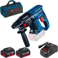 BOSCH GBH 180-LI (SOLO) Ciocan rotopercutor brushless Li-Ion, 2J +  SET PRO-MIX - Incarcator GAL1880CV + 2 acu 18V, 5Ah + Geanta