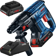 BOSCH GBH 180-LI Ciocan rotopercutor brushless Li-Ion, 2J + 2 acumulatori 4Ah ProCore + Incarcator 4Ah