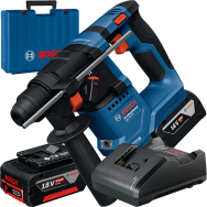 BOSCH GBH 18V-18 Ciocan rotopercutor brushless Li-Ion, 1.5J, cu 2 acumulatori 4Ah + Incarcator 2Ah