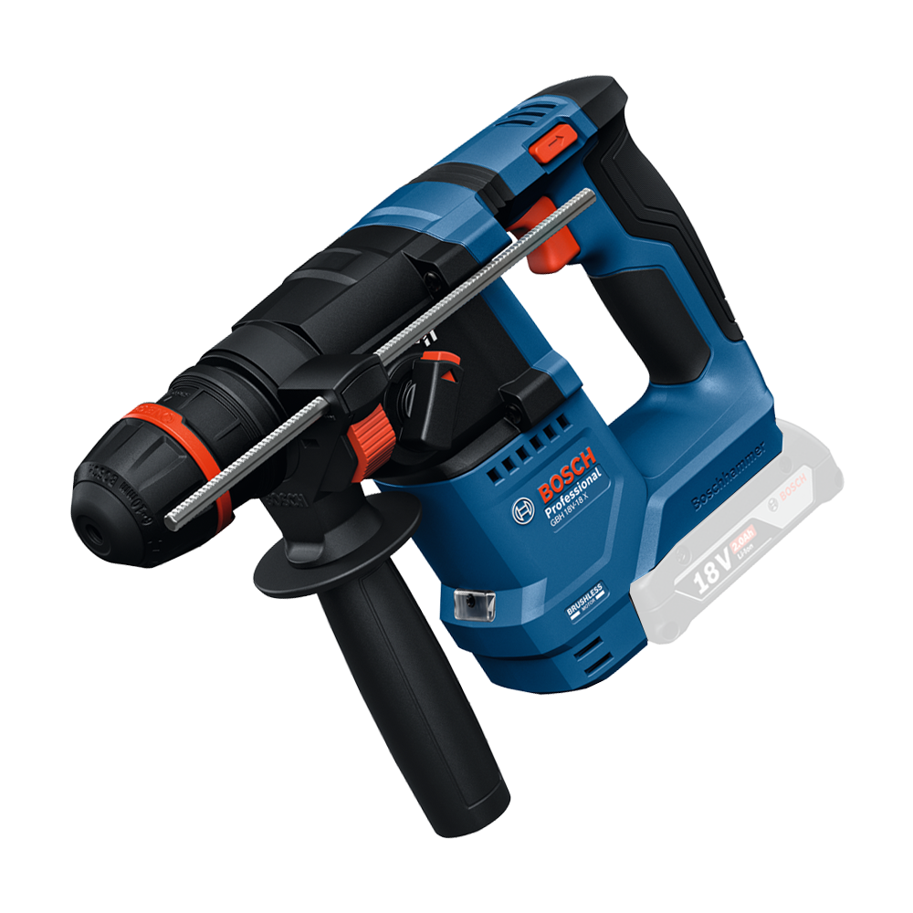 BOSCH GBH 18V-18 X One Chuck (SOLO) Ciocan rotopercutor brushless, Li-Ion, 1.5J, fara acumulator in set