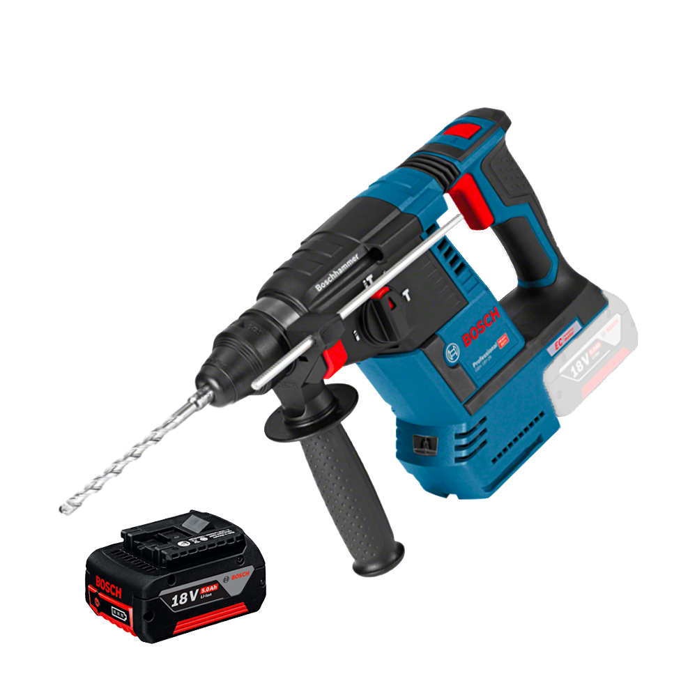 BOSCH GBH 18V-26 (SOLO) Ciocan rotopercutor brushless, Li-Ion, 2.6J +  Acumulator 5Ah CoolPack (Fara incarcator!)