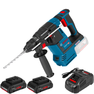 BOSCH GBH 18V-26 (SOLO) Ciocan rotopercutor brushless, Li-Ion, 2.6J +  Set 2 acumulatori 4Ah ProCore + Incarcator
