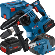 BOSCH GBH 18V-28 CF Ciocan rotopercutor brushless cu 2 acumulatori Li-Ion, 18V, 8Ah, 3.4J + Incarcator rapid + Sistem de aspirar