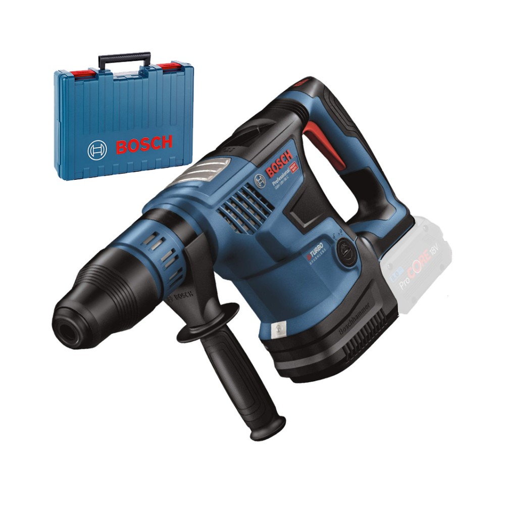 BOSCH GBH 18V-36 C (SOLO) Ciocan rotopercutor SDS-MAX brushless BITURBO, Li-Ion, 7.0 J + Valiza, fara acumulator in set
