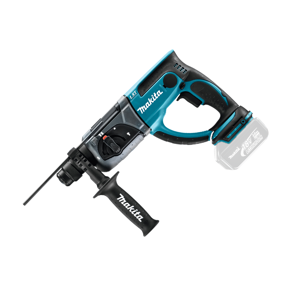 MAKITA DHR202Z Ciocan rotopercutor Li-Ion, 18V, 1.9J fara acumulator in set (SOLO)