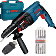 BOSCH GBH 2-26 DFR Ciocan rotopercutor SDS-plus 800 W, 2.7J +  Set 5 burghie SDS-PLUS-5X, 6/6/8/8/10 mm
