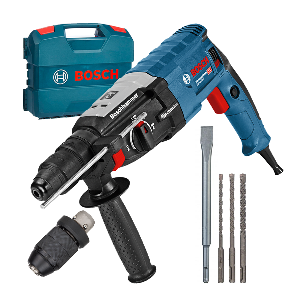 BOSCH GBH 2-28 F GBH 2-28 F Ciocan rotopercutor SDS-plus 880 W, 3.2 J + Set 3 burhie + Dalta