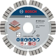 Bosch Disc diamantat Best for Stone 125x22.23x2.2x12mm