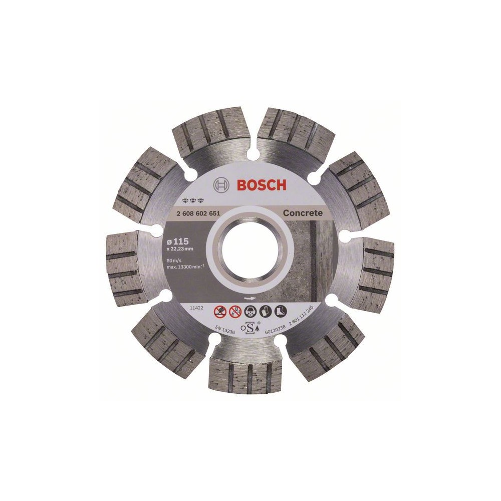 Bosch Disc diamantat Best for Concrete 115x22.23x2.2x12mm