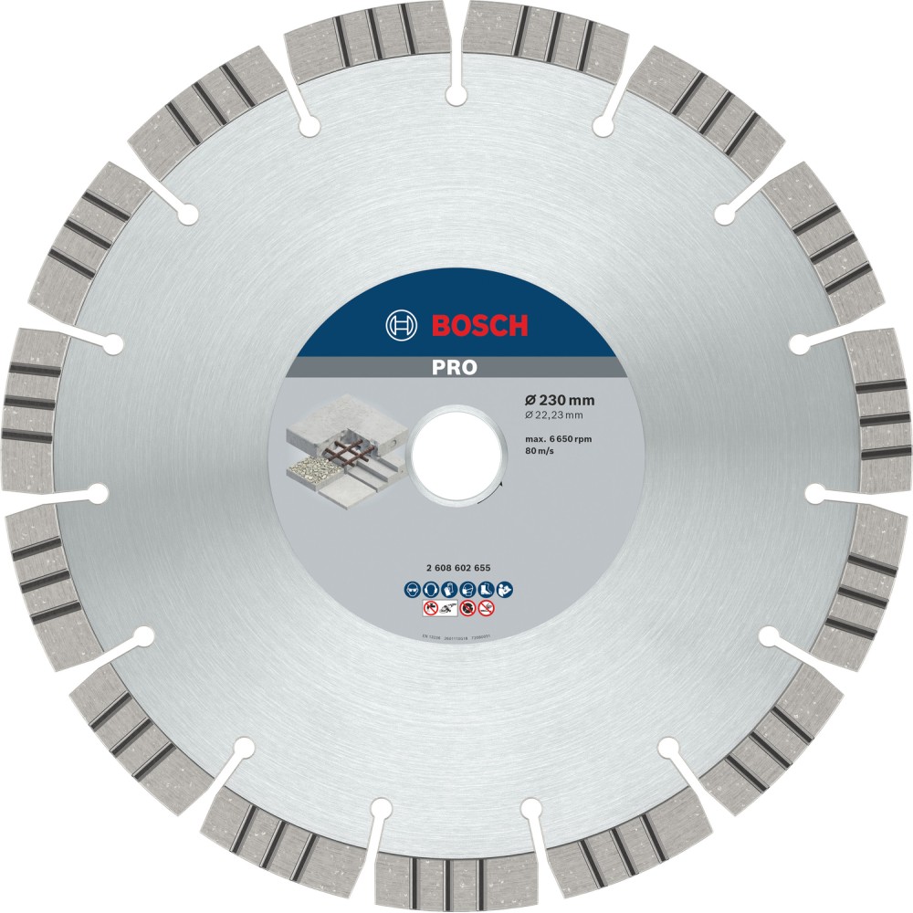 Bosch Disc diamantat Best for Concrete 230x22.23x2.4x15mm