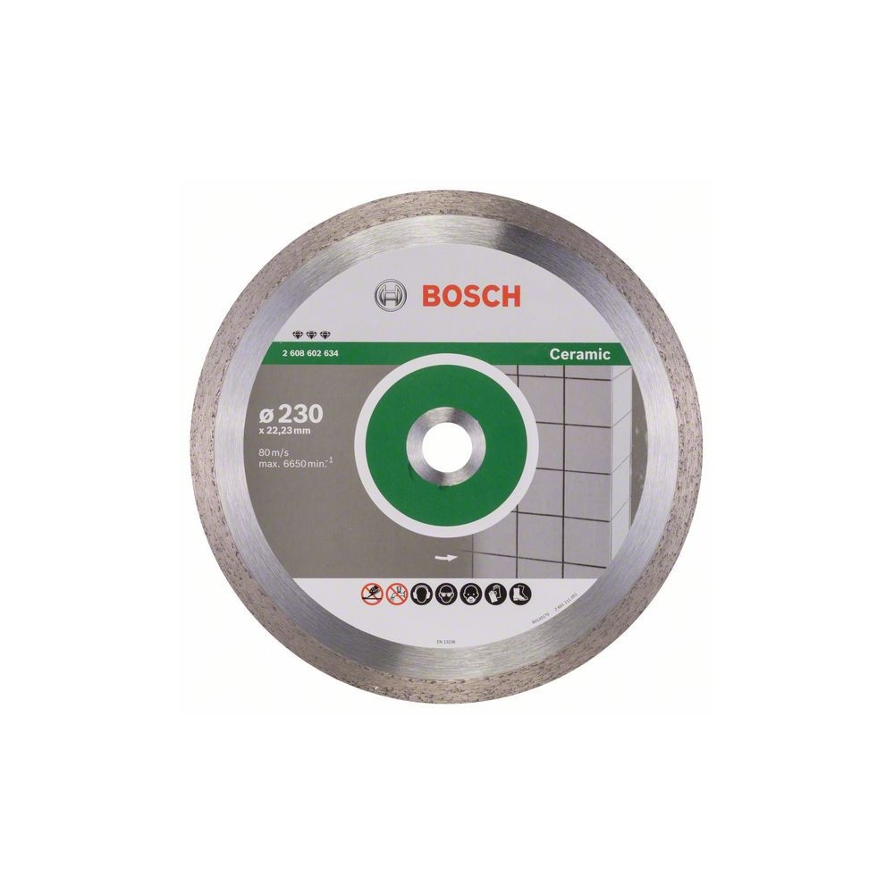 Bosch Disc diamantat Best for Ceramic 230x22.23x2.4x10mm