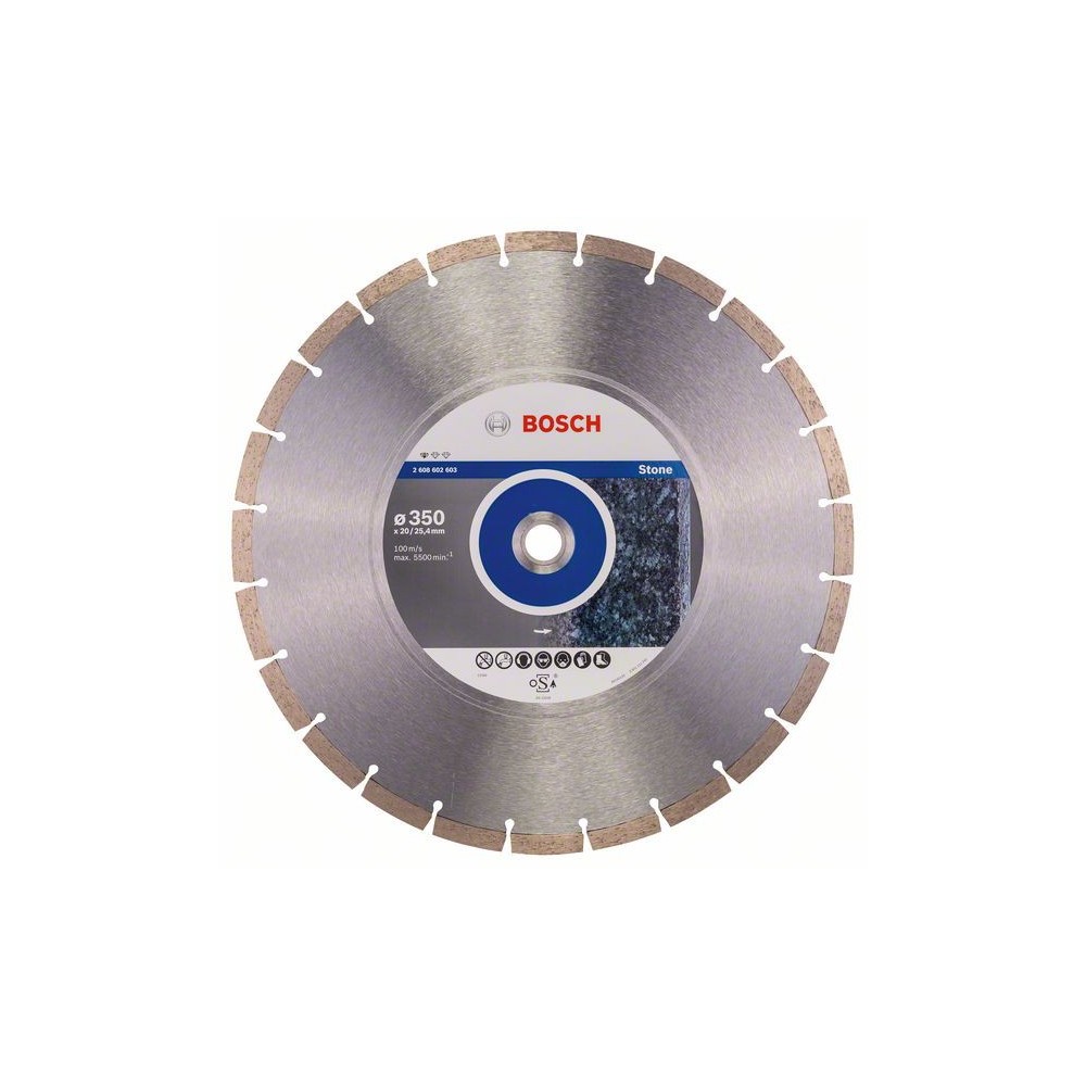 Bosch Disc diamantat Standard pentru piatra 350x20/25.40x3.1mm