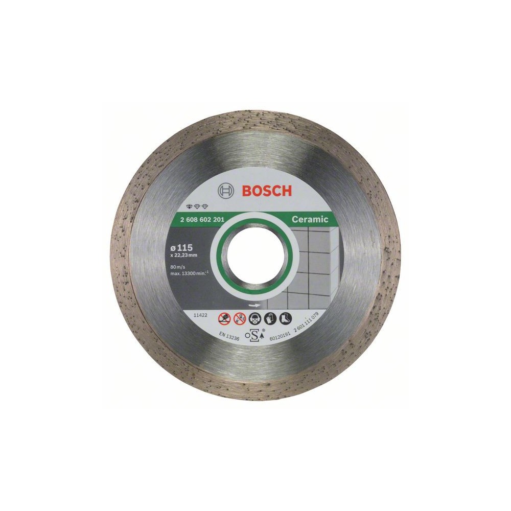 Bosch Disc diamantat Standard for Ceramic 115x22.23x1.6x7mm