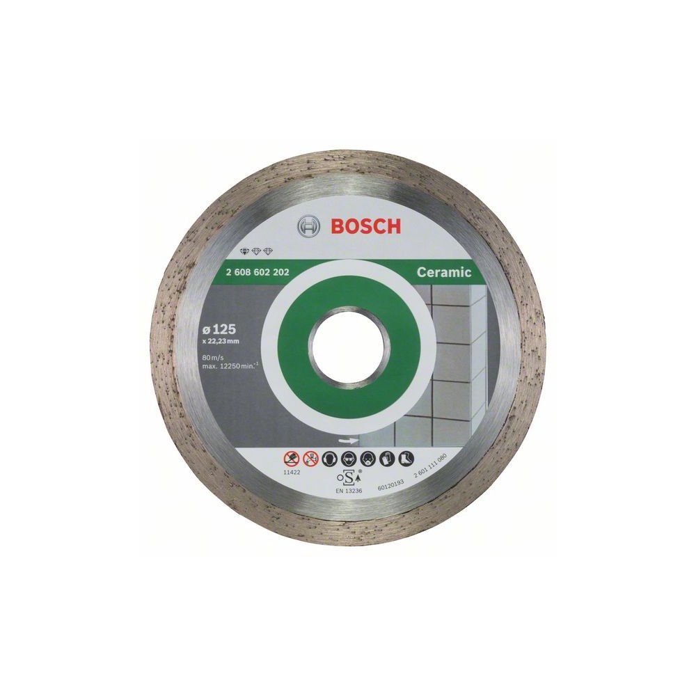 Bosch Disc diamantat Standard for Ceramic 125x22,23x1.6x7mm