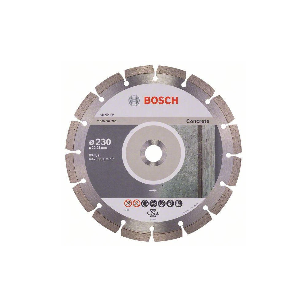 Bosch Disc diamantat Standard for Concrete 230x22,23x2,3x10mm
