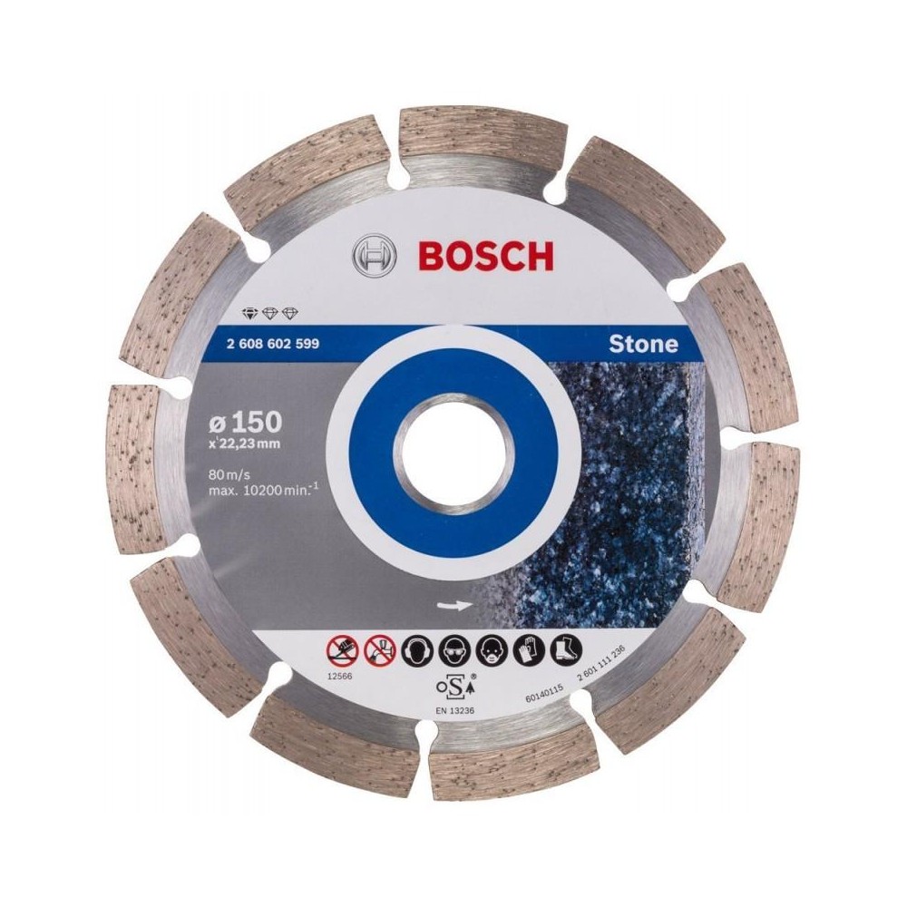 Bosch Disc diamantat Standard for Stone 150x22,23x2x10mm