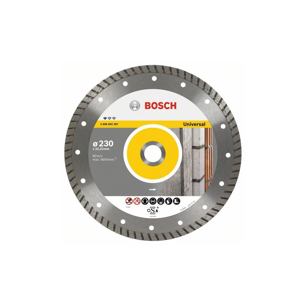 Bosch Disc diamantat Standard for Universal Turbo 125x22,23x2x10mm