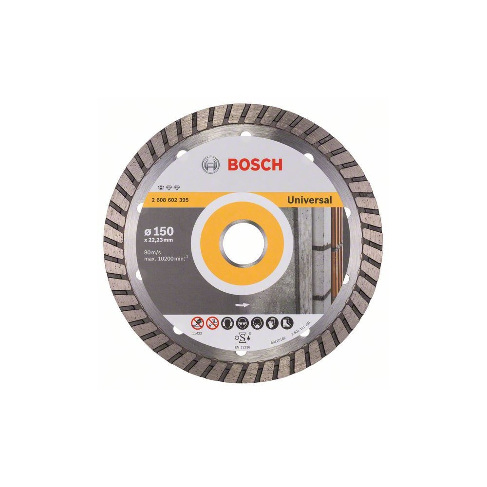 Bosch Disc diamantat Standard for Universal Turbo 150x22.23x2.5x10mm