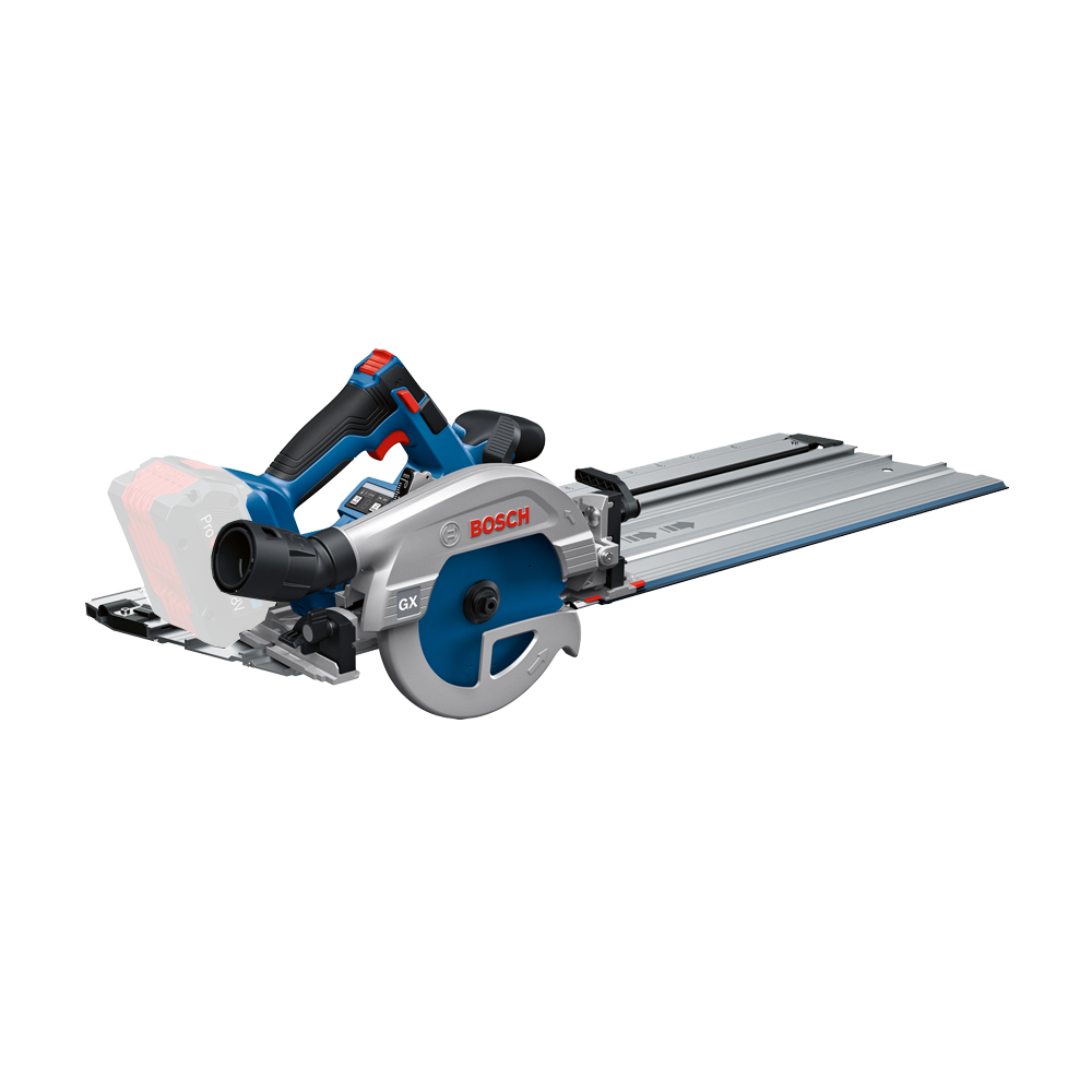 BOSCH GKS 18V-57-2 GX (SOLO) Ferastrau circular Li-Ion, fara acumulator in set + FSN 440 X Sina de ghidare (Cu ambalaj deteriora