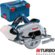 BOSCH GKS 18V-68 (SOLO) Ferastrau circular brushless BITURBO, Li-Ion, fara acumulator in set + L-BOXX