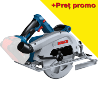 BOSCH GKS 18V-68 C (SOLO) Ferastrau circular brushless BITURBO, Li-Ion, fara acumulator in set