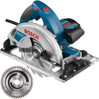 BOSCH GKS 65 GCE Ferastrau circular 1800 W +  Disc Multimaterial 190x30x54T