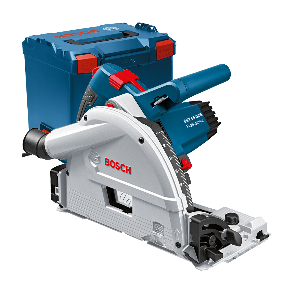 BOSCH GKT 55 GCE Ferastrau circular 1400 W + L-BOXX