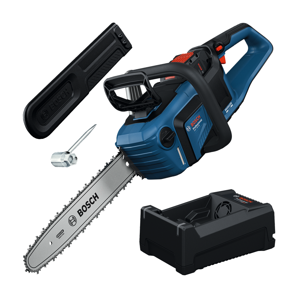 BOSCH GKE 18V-40 Ferastrau cu lant BITURBO brushless Li-Ion, 18V, lama 36 cm, grosime lant 1.1 mm, pas 3/8", cu un acumulator 5.