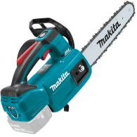 MAKITA DUC254Z Ferastrau cu lant brushless, Li-Ion, 18V, lama 25 cm, grosime lant 1.1 mm, pas 3/8", fara acumulator in set (SOLO