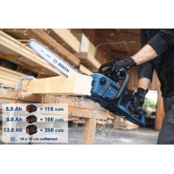 BOSCH GKE 18V-40 (SOLO) Ferastrau cu lant BITURBO brushless Li-Ion, 18V, lama 36 cm, grosime lant 1.1 mm, pas 3/8", fara acumula