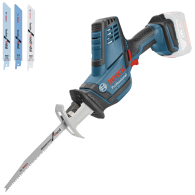 BOSCH GSA 18V-LI C (SOLO) Ferastrau sabie Li-Ion, fara acumulator in set + L-BOXX