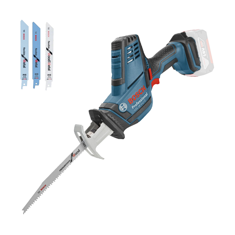 BOSCH GSA 18V-LI C (SOLO) Ferastrau sabie Li-Ion, fara acumulator in set + L-BOXX