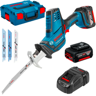 BOSCH GSA 18V-LI C Ferastrau sabie Li-Ion, cu 2 acumulatori Li-Ion, 5Ah + L-BOXX