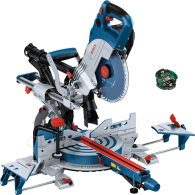 BOSCH GCM 18V-216 DC (SOLO) Ferastrau circular stationar brushless BITURBO, Li-Ion, fara acumulator in set