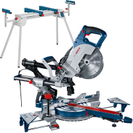 BOSCH GCM 8 SJL Ferastrau circular stationar cu sanie de glisare 1600 W + GTA 2600 Masa de lucru