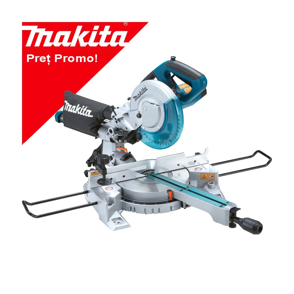 MAKITA LS0815FLN Ferastrau de masa pentru taieri inclinate 1400 W 216 mm