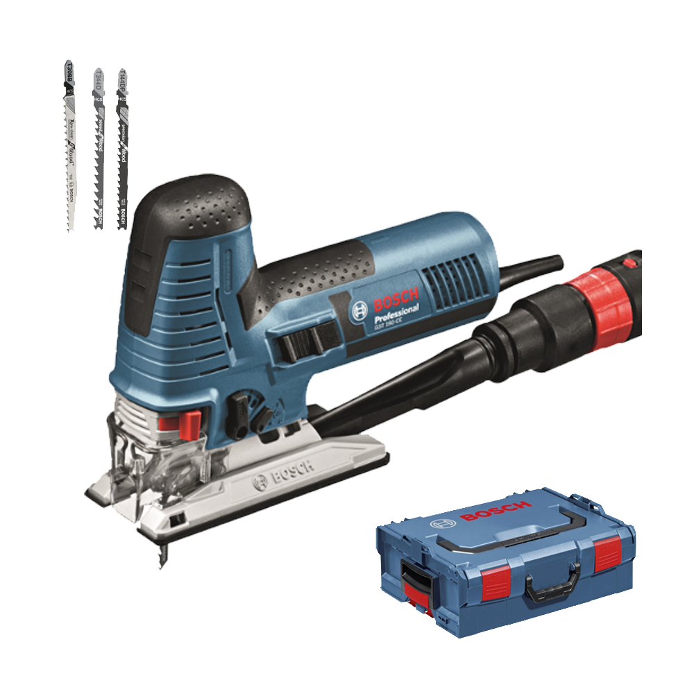 BOSCH GST 160 CE Ferastrau vertical 800 W + L-BOXX