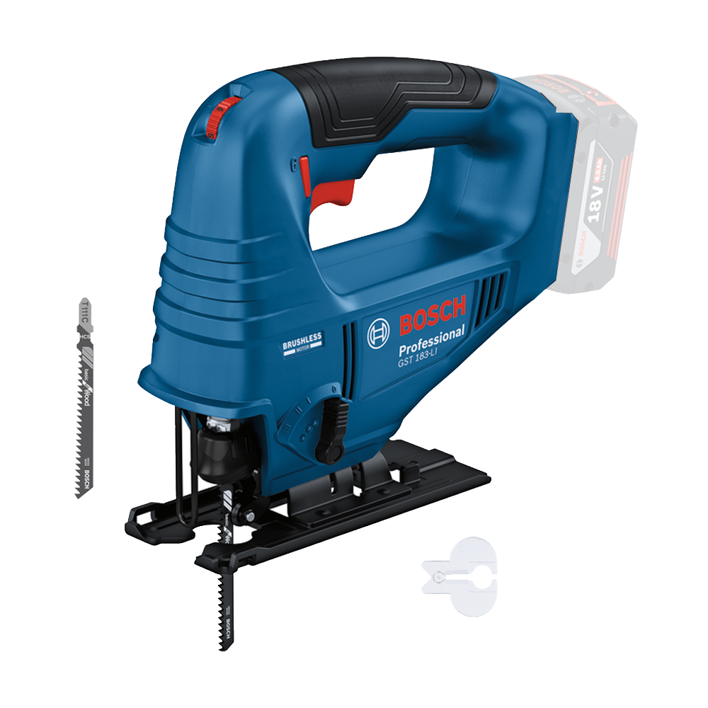 BOSCH GST 183-LI (SOLO) Ferastrau vertical brushless, Li-Ion, fara acumulator in set