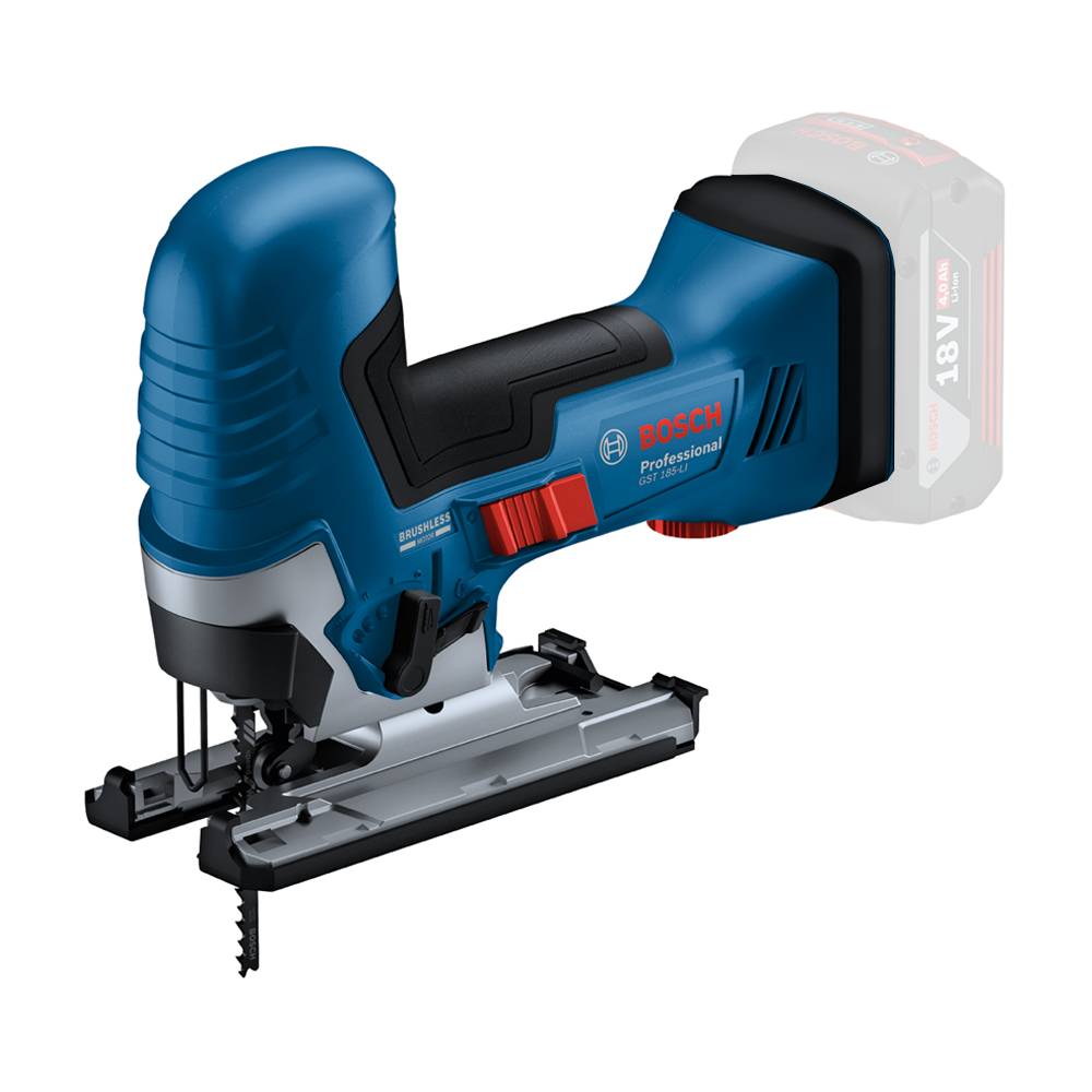 BOSCH GST 185-LI (S) (SOLO) Ferastrau vertical brushless, Li-Ion, fara acumulator in set