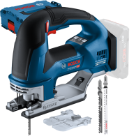 BOSCH GST 18V-155 BC (SOLO) Ferastrau vertical brushless Li-Ion + L-BOXX, fara acumulator in set