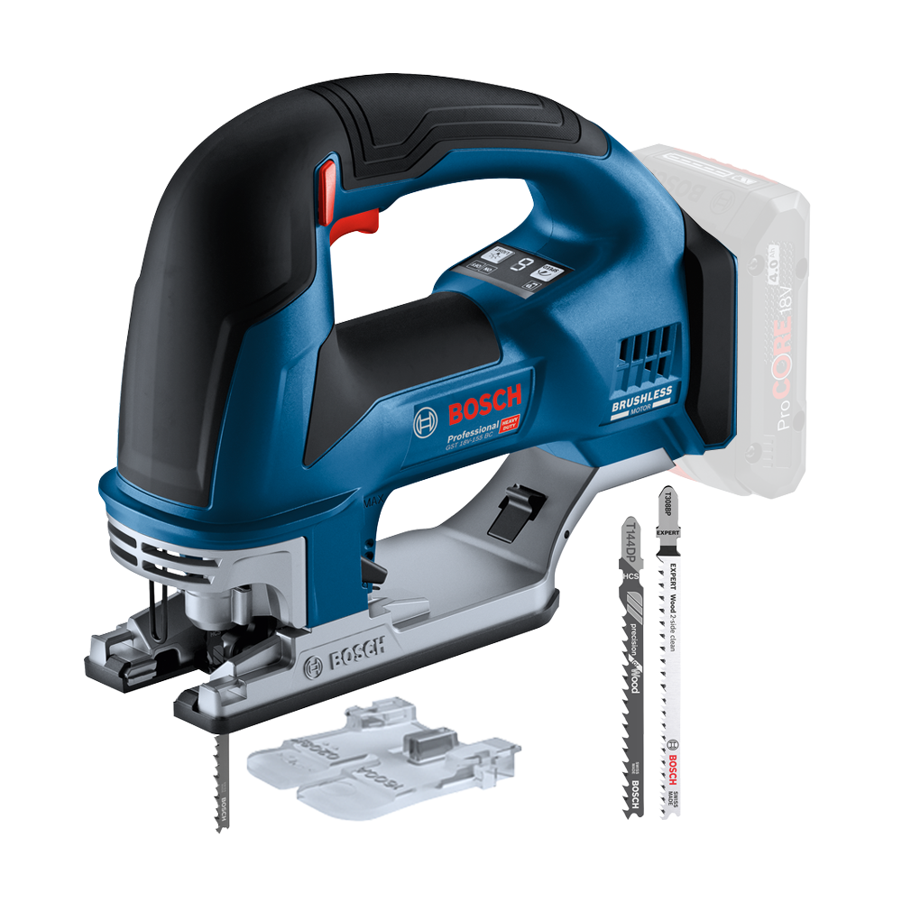 BOSCH GST 18V-155 BC (SOLO) Ferastrau vertical brushless Li-Ion, fara acumulator in set